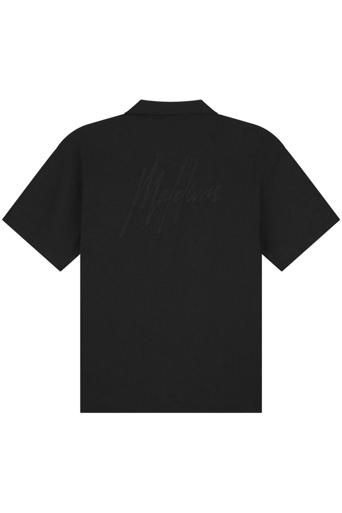 MEN SEERSUCKER SHIRT MM3 SS25 19 900 BLACK